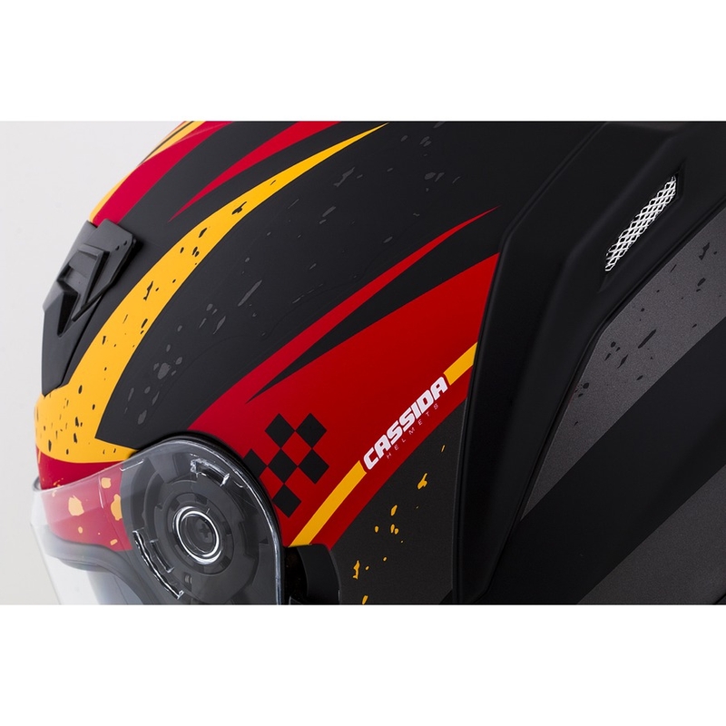 Integraal motorhelm Cassida Integral 3.0 DRFT oranje-fluorood