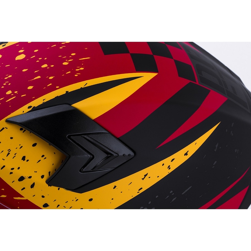 Integraal motorhelm Cassida Integral 3.0 DRFT oranje-fluorood