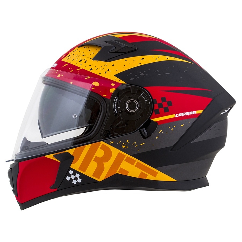 Integraal motorhelm Cassida Integral 3.0 DRFT oranje-fluorood