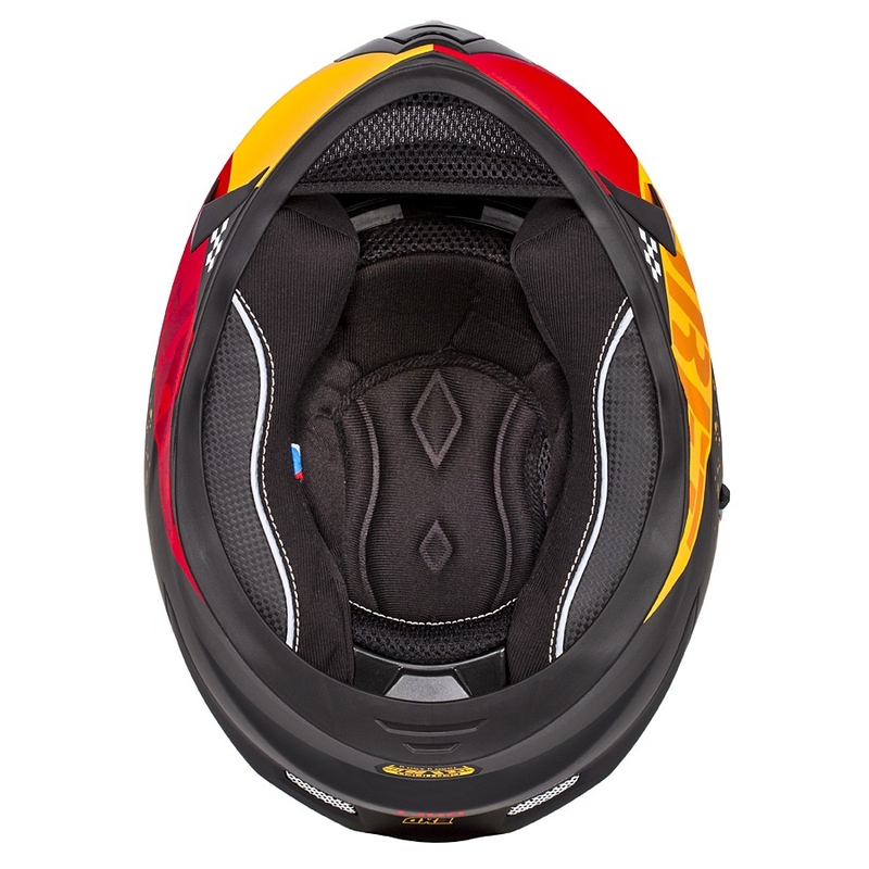 Integraal motorhelm Cassida Integral 3.0 DRFT oranje-fluorood