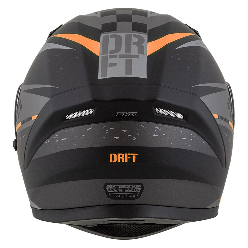Integral motorhelm Cassida Integral 3.0 DRFT mat grijs-zwart-oranje