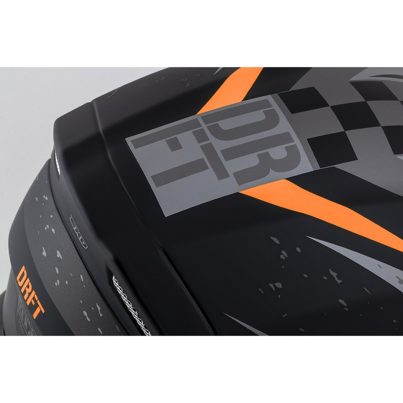 Integral motorhelm Cassida Integral 3.0 DRFT mat grijs-zwart-oranje