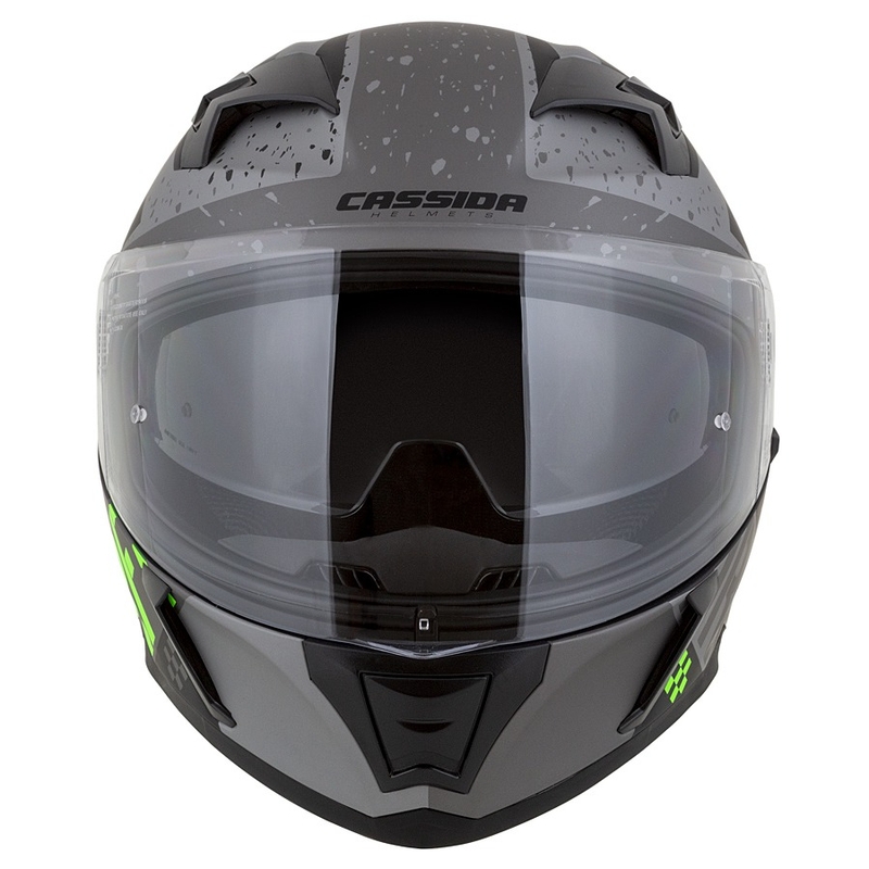 Integral motorhelm Cassida Integral 3.0 DRFT mat grijs-zwart-groen