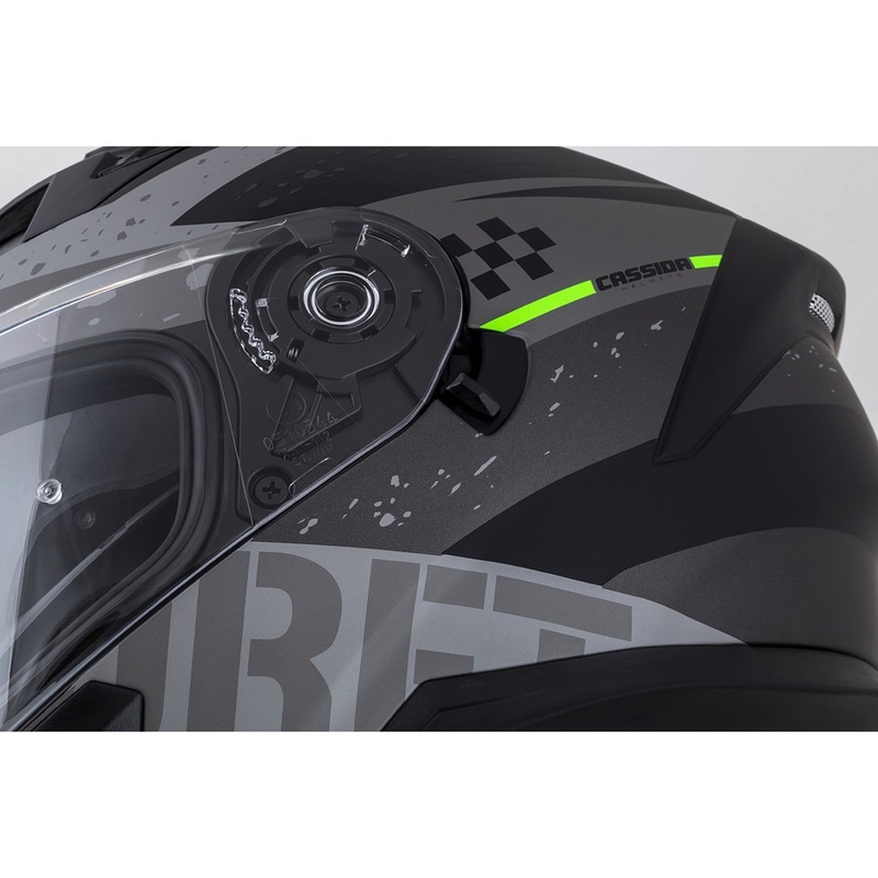 Integral motorhelm Cassida Integral 3.0 DRFT mat grijs-zwart-groen