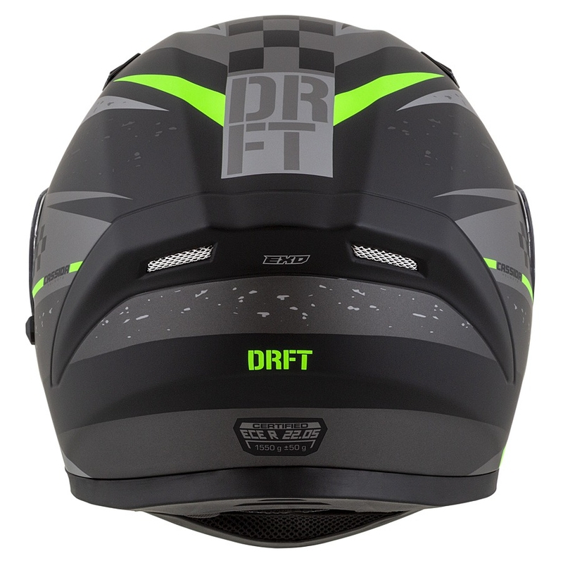 Integral motorhelm Cassida Integral 3.0 DRFT mat grijs-zwart-groen