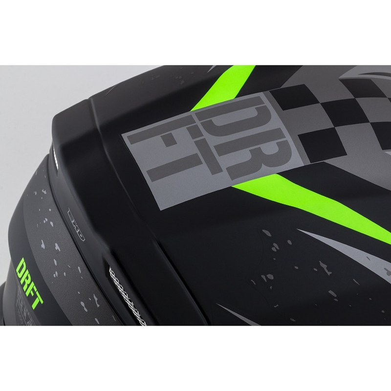 Integral motorhelm Cassida Integral 3.0 DRFT mat grijs-zwart-groen