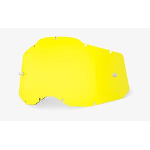 Plexi 100% Racecraft 2/Accuri 2/Strata 2 geel (Anticondens)