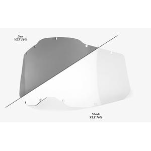 Plexi 100% Racecraft 2/Accuri 2/Strata 2 meekleurend (Anti-fog)