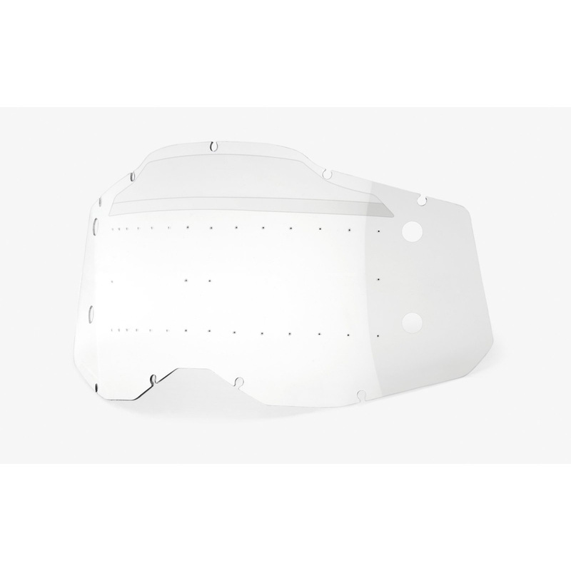 Plexi 100% Forecast Racecraft 2/Accuri 2/Strata 2 helder met knop (Anti-fog)