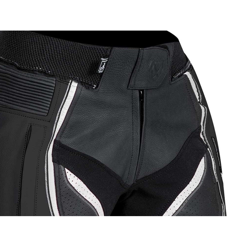 Dámské kalhoty na motorku IXON Vortex Lady černo-bílo-růžové výprodej