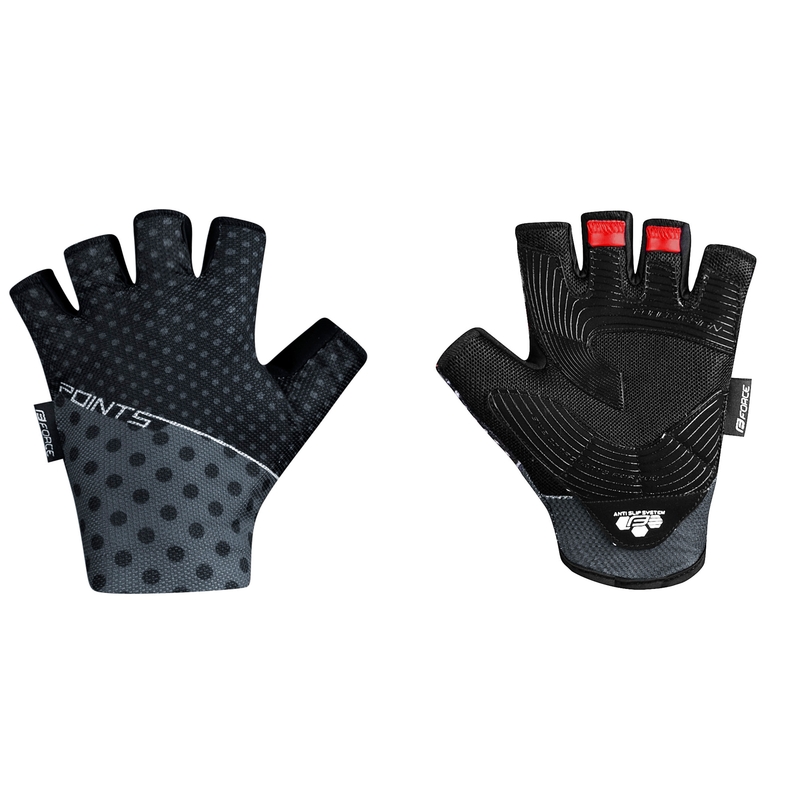Handschoenen FORCE Points zwart-grijs uitverkoop