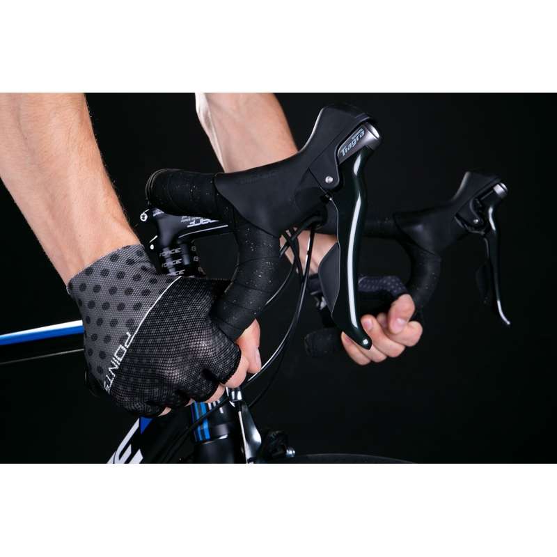 Handschoenen FORCE Points zwart-grijs uitverkoop