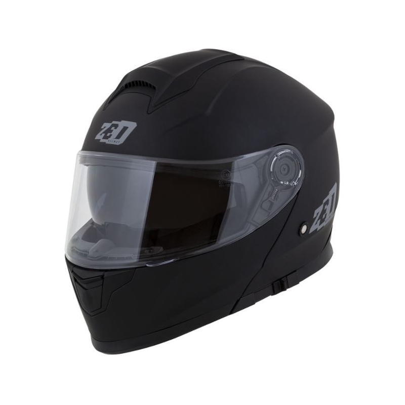Opklapbare motorhelm ZED F18 zwart mat