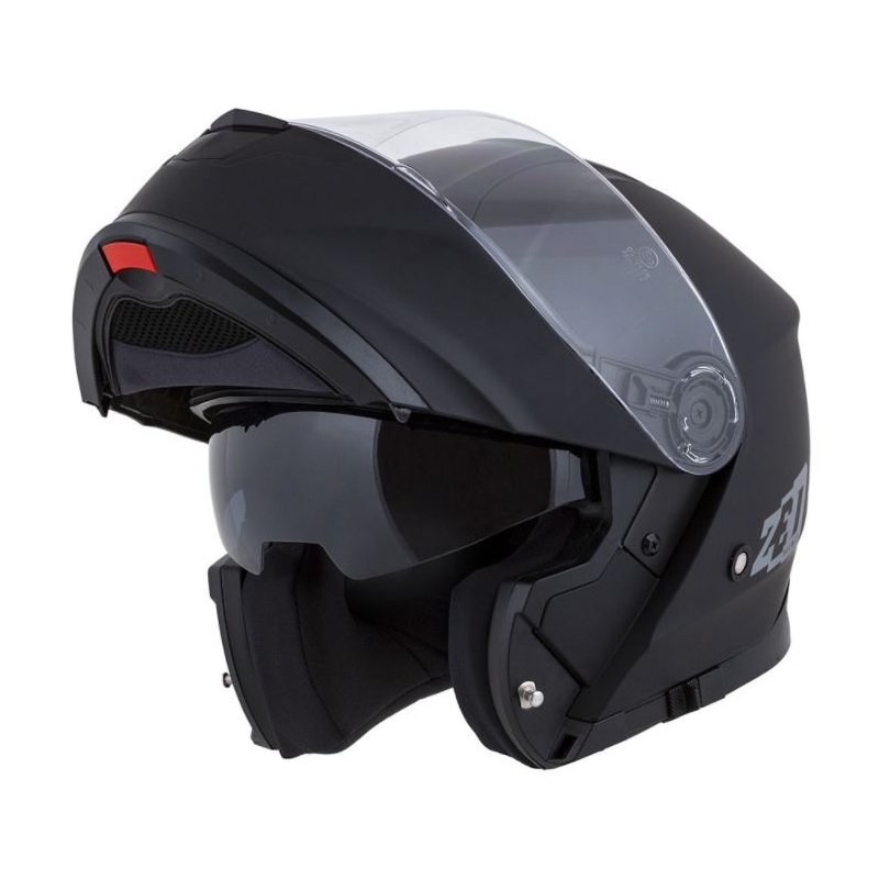 Opklapbare motorhelm ZED F18 zwart mat