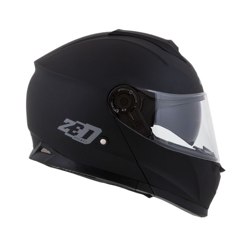 Opklapbare motorhelm ZED F18 zwart mat