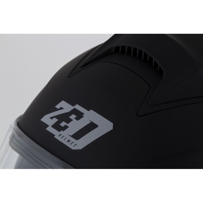 Opklapbare motorhelm ZED F18 zwart mat