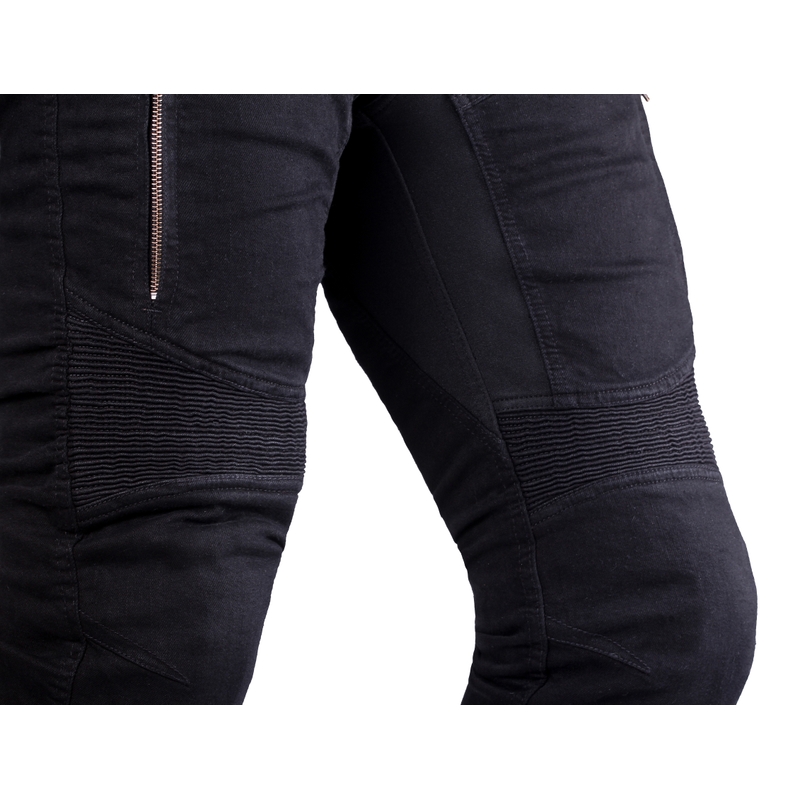 Street Racer Stretch II CE Motorjeans Zwart