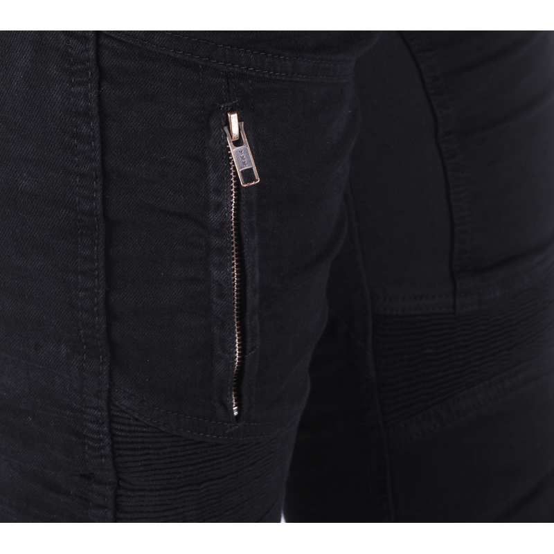 Street Racer Stretch II CE Motorjeans Zwart
