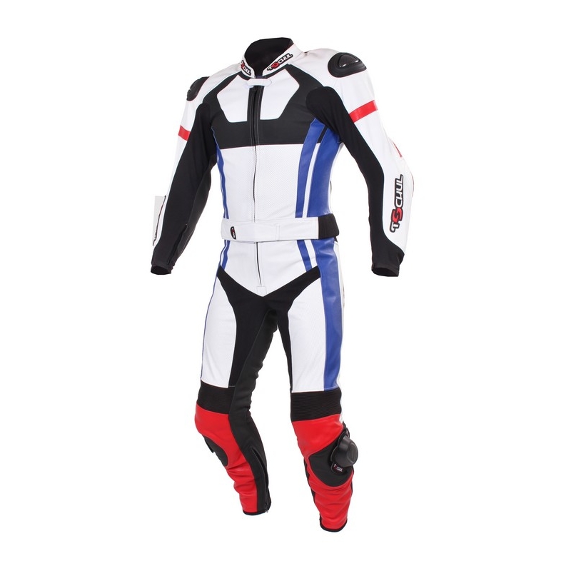 Pánské kalhoty Tschul 580 bílo-červeno-modro-černé výprodej