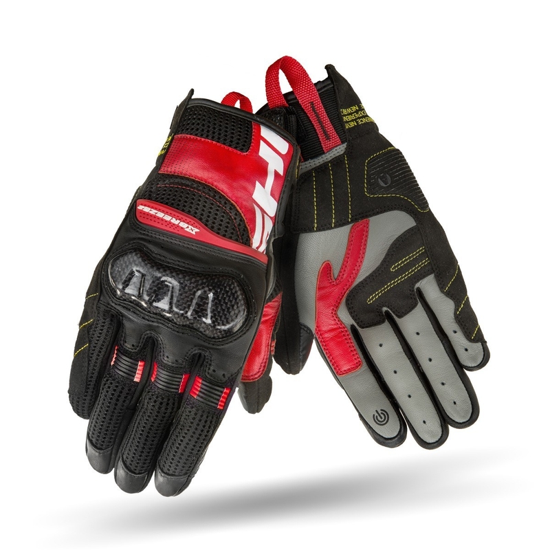 Motorhandschoenen Shima X-Breeze 2 zwart-rood