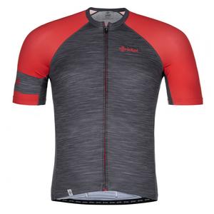 Jersey Kilpi Selva grijs-rood - korte mouw uitverkoop