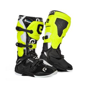 Eleveit X-Legend zwart-fluo geel-wit motorlaarzen uitverkoop