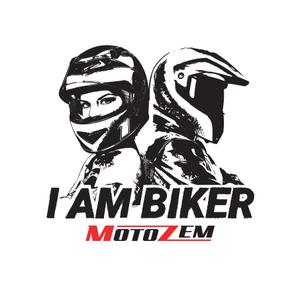 MotoZem Ik Ben Motorrijder sticker