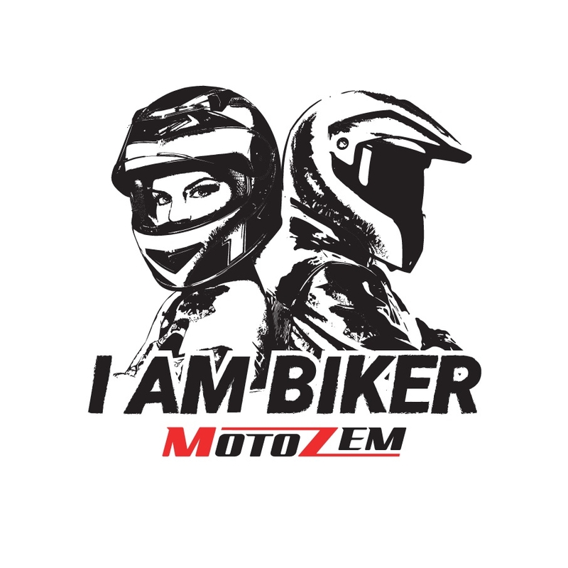 MotoZem Ik Ben Motorrijder sticker