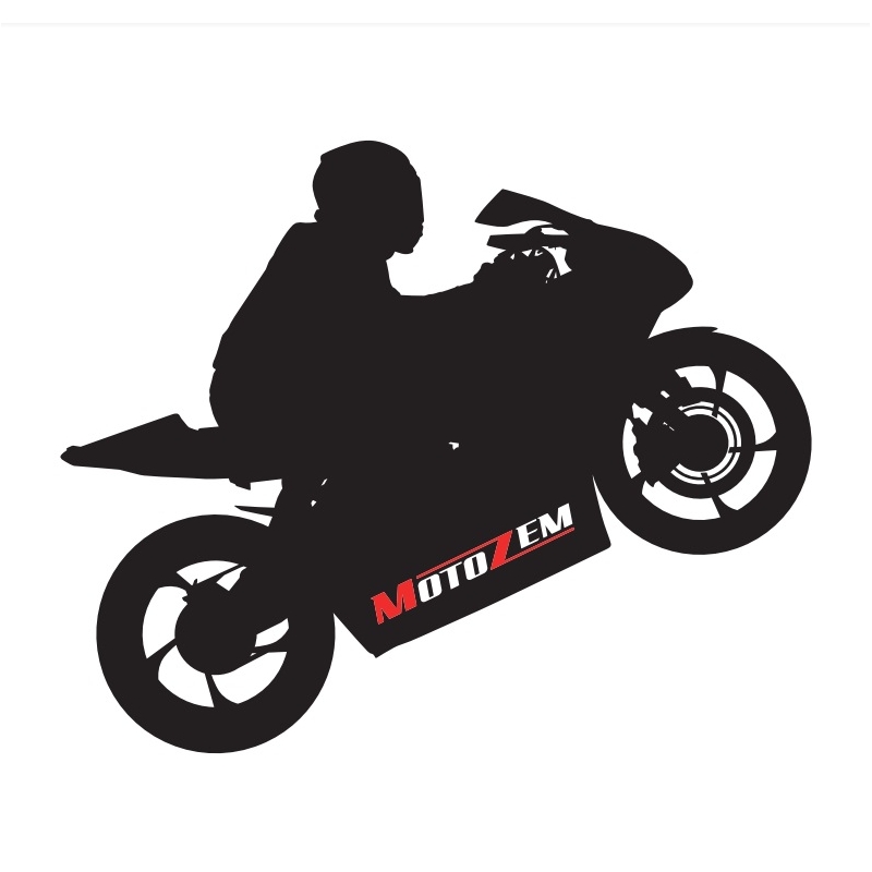 MotoZem Sportfiets sticker