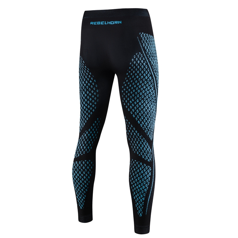 Rebelhorn Therm II zwart en blauw thermo ondergoed