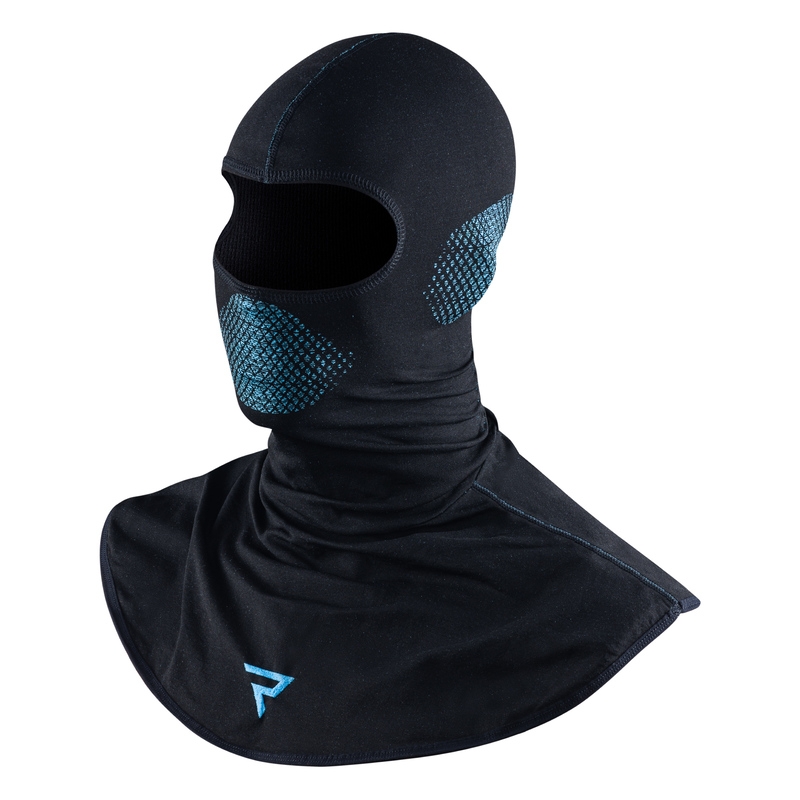 Rebelhorn Therm II zwart-blauwe thermische helm