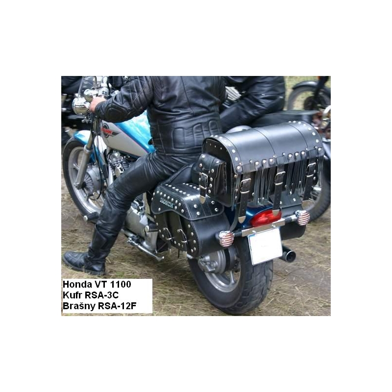 Chopper RSA-12F leren motortassen