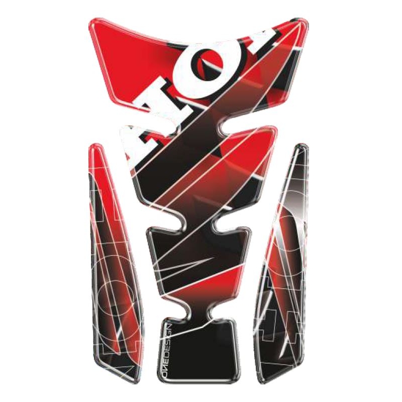 Brandstoftankdeksel Print - Spirit LE 3 rood