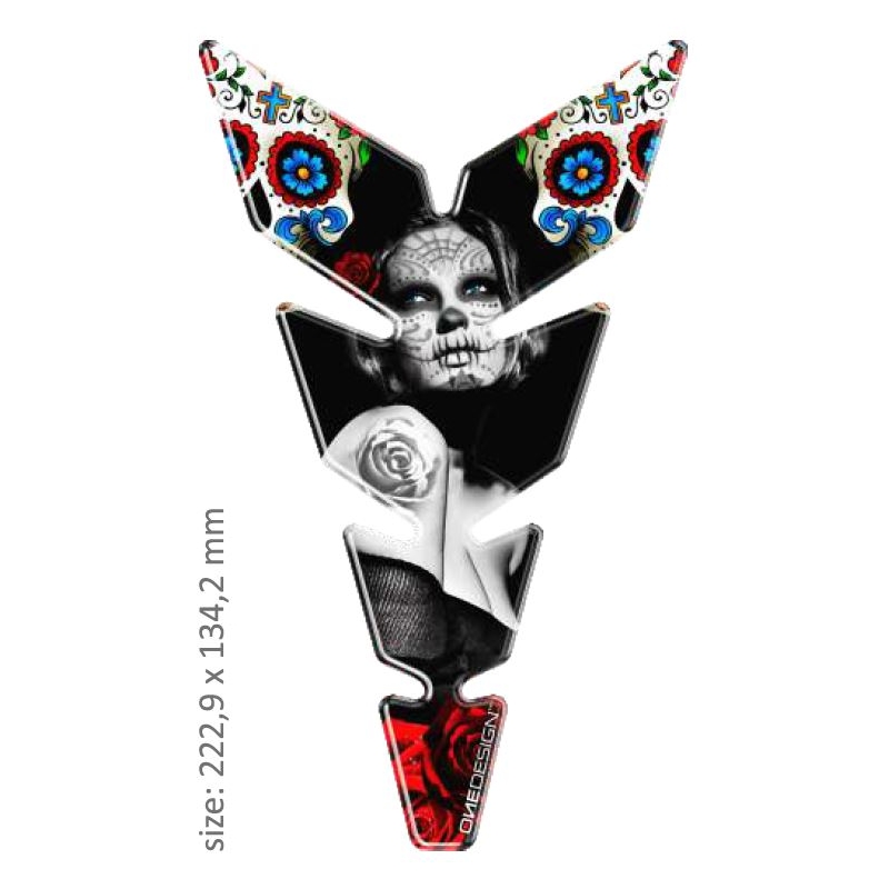Brandstoftankdeksel Print - MOON Slim Mexican Tatoo 2