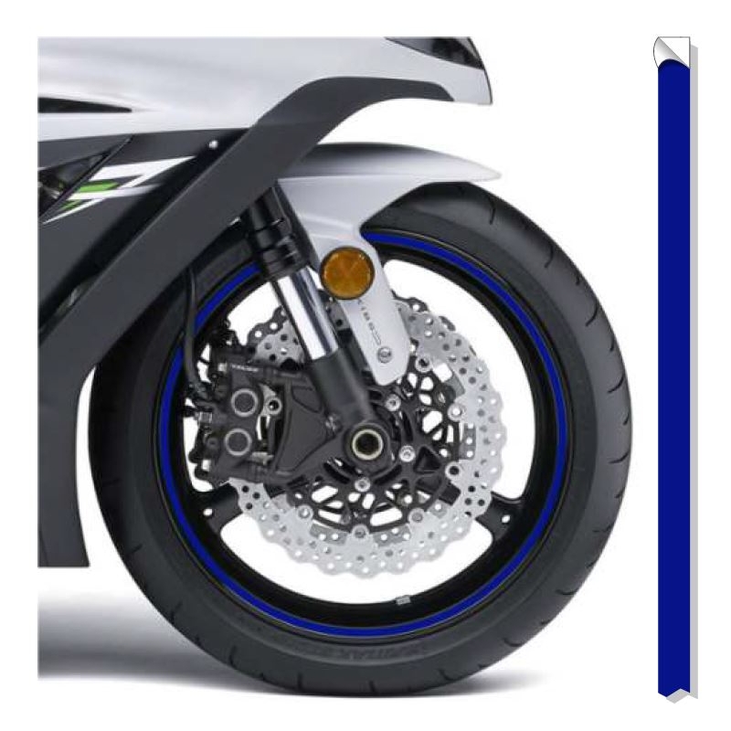 Reflecterend velglint Print blauw