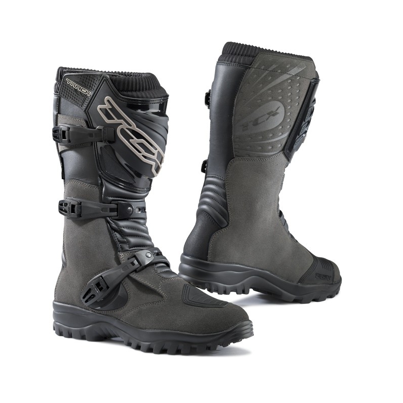 Boty na motorku TCX TRACK EVO WaterProof šedé výprodej