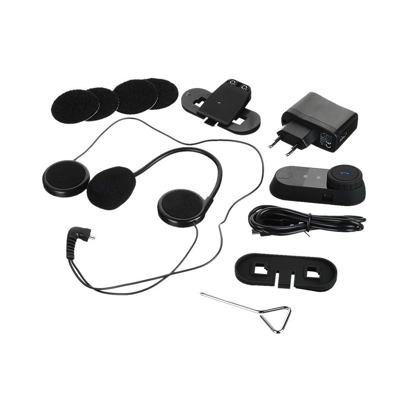 Bluetooth Intercom s FM do přilby