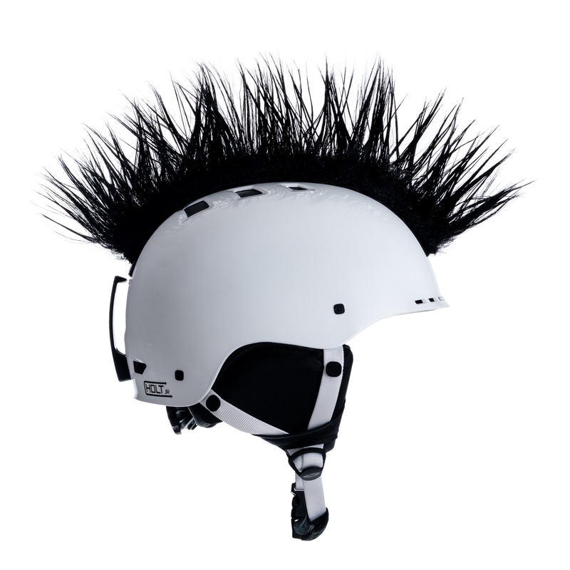Wiggystyle Mohawk Helm Helm Zwart
