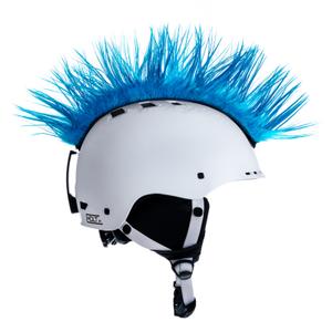 Mohawk helm pet lichtblauw