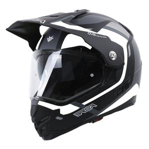 Endurohelm RSA MX-01 EVO zwart-wit-grijs uitverkoop