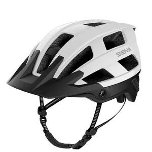 Fietshelm met headset SENA M1 mat wit