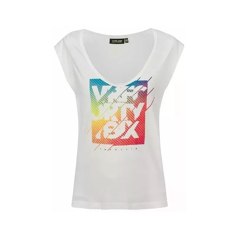 Dames-T-shirt VR46 Valentino Rossi wit