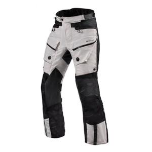 Revit Defender 3 GTX motorbroek zilver/zwart kort