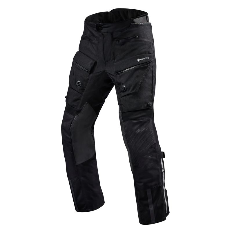 Revit Defender 3 GTX motorbroek zwart cropped