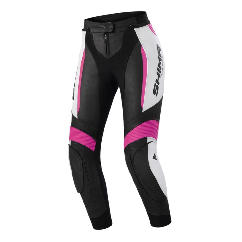 Shima Miura 2.0 zwart, wit en roze motorbroek voor dames