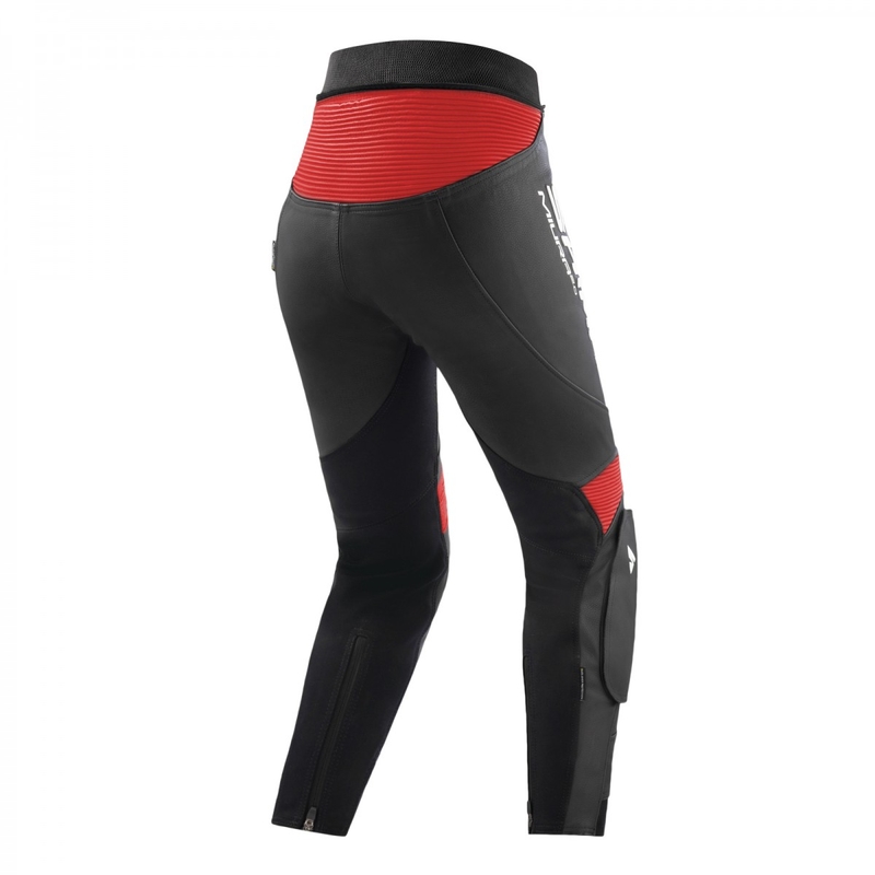 Shima Miura 2.0 zwart/rood motorbroek voor dames