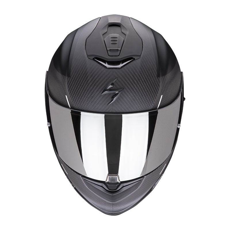 Integrální přilba na motorku Scorpion EXO-1400 Carbon Air Drik černo-zelená matná