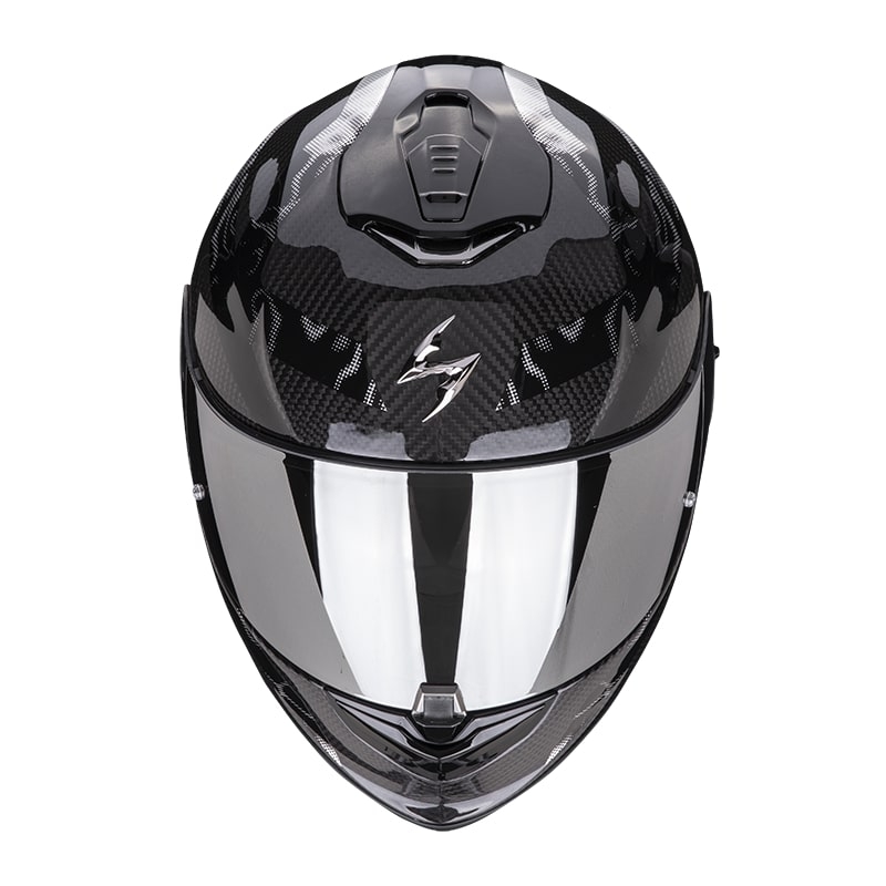 Integrální přilba na motorku Scorpion EXO-1400 Carbon Air Cloner stříbrná