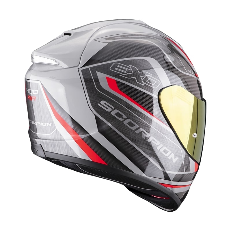 Integrální přilba na motorku Scorpion EXO-1400 Air Attune šedo-černo-červená výprodej
