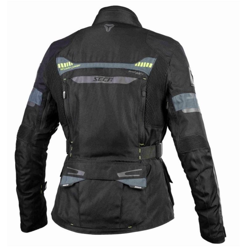 Dames motorjas SECA Arrakis II zwart uitverkoop